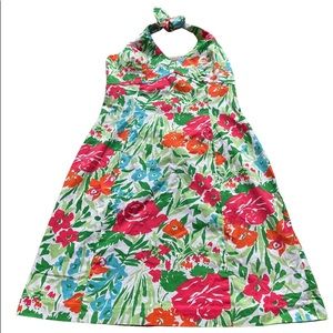 Chaps floral halter dress